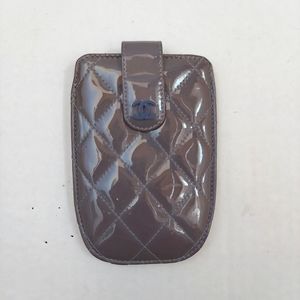 Authentic Chanel Patent Leather Pouch
